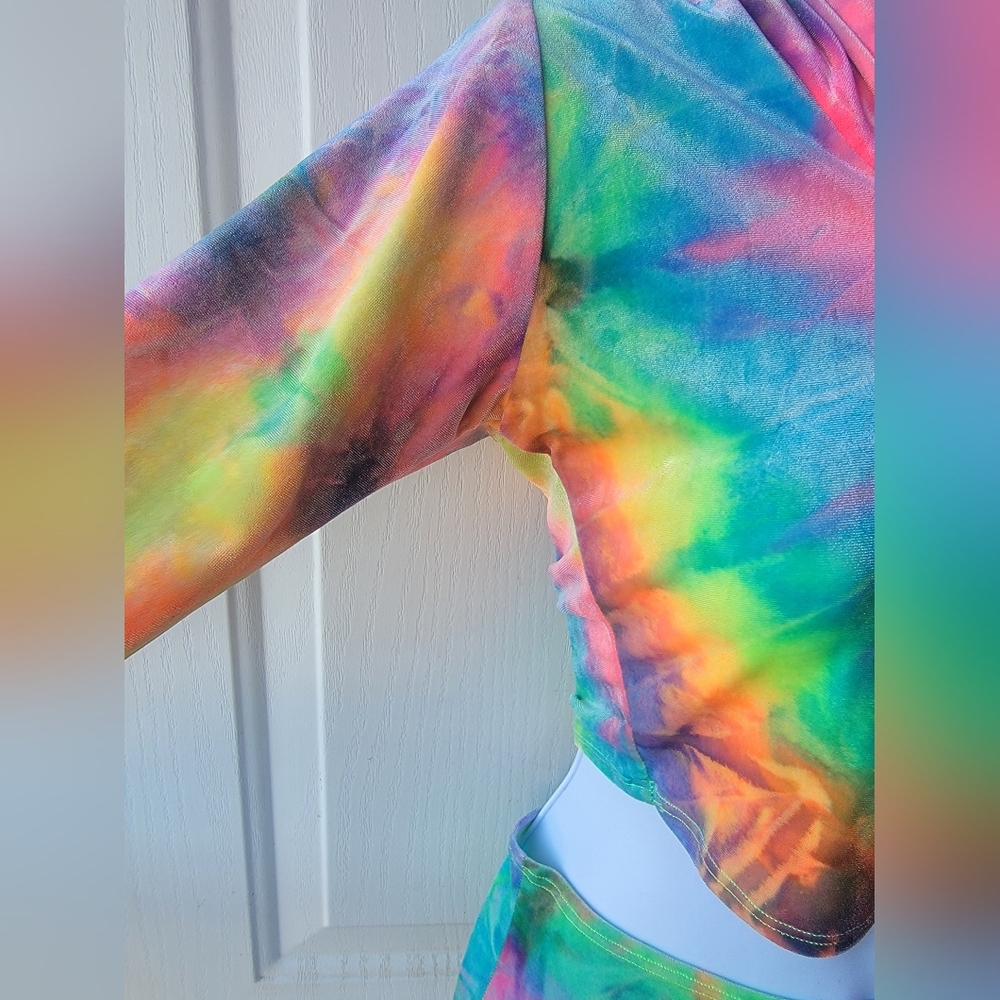 Oceanmoon Velvet MTO Custom Rainbow Rave Set Medium Large PENDING - Picture 5 of 5